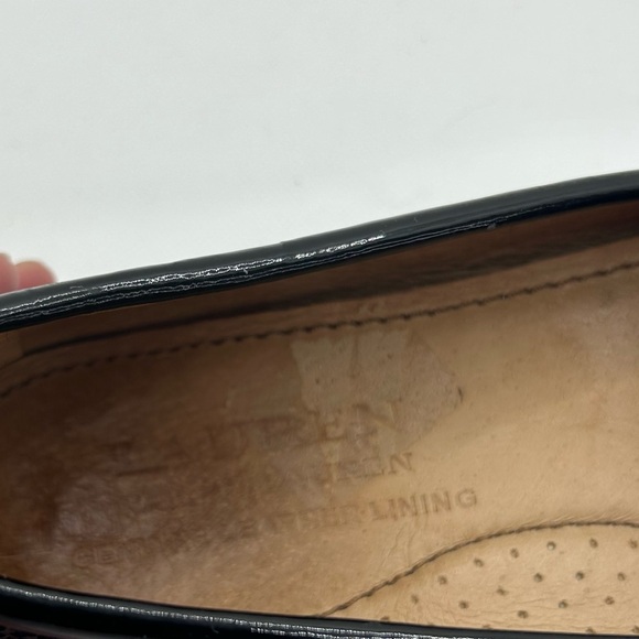 Lauren Ralph Lauren Carley Slip-on Loafers Driving Style Black Patent Leather. - Picture 10 of 12